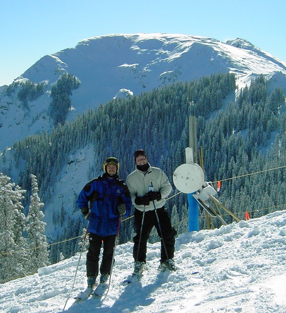 Skiing Taos, NM